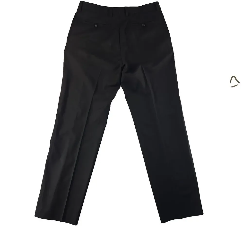 Banana Republic Wool Pants Flat Front Mid Rise  35x34 Classic Fit Lined